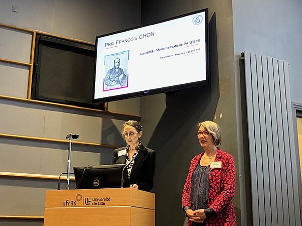 Prix Francois Chon à Isabelle Paresys, 191 KB, jpg